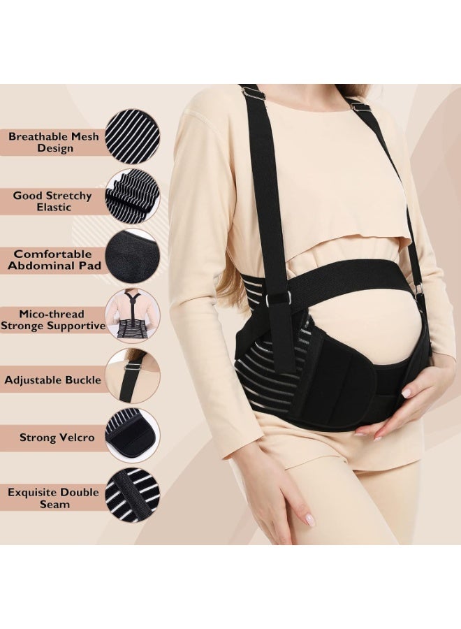 Maternity Belly Lift Band with Shoulder Support and Secure Fit Engineered for stability, this belly lift band features shoulder support and adjustable fastening, reducing discomfort, improving alignment, and offering a secure fit for all-day wear. - Image 5