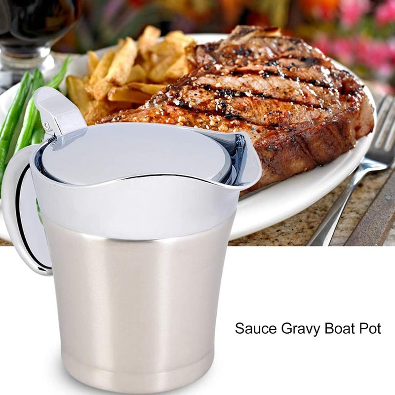 Comfort grip 750ML Gravy Boat with Lid, Double Walled Insulated Sauce Jug 304 Stainless Steel Steak Sauce Pot for Steak Gravy Cream Salad Dressing Full village delivery cover Integrated practical design Multi-price design picks Condition adaptive build Budget friendly premium quality Modern warehouse management Remote village delivery cover Individual group scene compatible Field test upgraded craftsmanship Tiered purchase options Gulf approved global quality Certified stocked merchandise Neat shape Main road full logistics cover Economical varied sizing picks Field tested quality Advanced minimal build UV resistant Local & cross border ship compatible Varied available picks Ready post purchase fulfill Repeated use resistant selected material Local available supply Moisture proof - Image 4