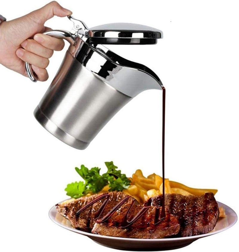 Comfort grip 750ML Gravy Boat with Lid, Double Walled Insulated Sauce Jug 304 Stainless Steel Steak Sauce Pot for Steak Gravy Cream Salad Dressing Full village delivery cover Integrated practical design Multi-price design picks Condition adaptive build Budget friendly premium quality Modern warehouse management Remote village delivery cover Individual group scene compatible Field test upgraded craftsmanship Tiered purchase options Gulf approved global quality Certified stocked merchandise Neat shape Main road full logistics cover Economical varied sizing picks Field tested quality Advanced minimal build UV resistant Local & cross border ship compatible Varied available picks Ready post purchase fulfill Repeated use resistant selected material Local available supply Moisture proof - Image 1