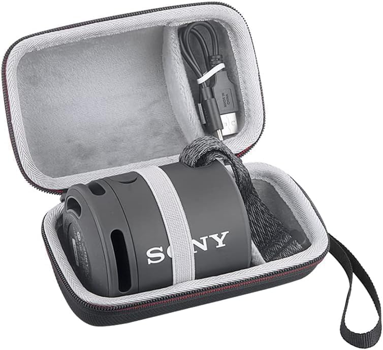 VERTUS Pvc Portable Carrying Case Cover For Sony Srs-Xb100 / Xb13 Wireless Bluetooth Portable Speaker (Hard|Eva|Black) (Speaker Is Not Included) - Image 5