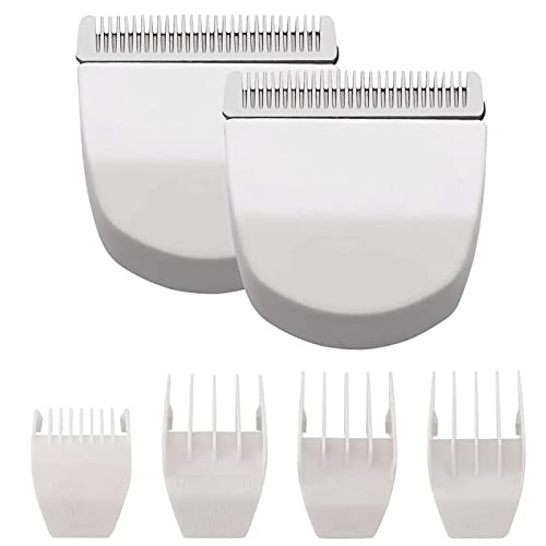 Sodaer 2 Pack Professional Peanut Clipper/Trimmer Snap On Replacement Blades #2068-300 - Compatible with Wahl Peanut Hair Clipper/Trimmer, White - Image 1