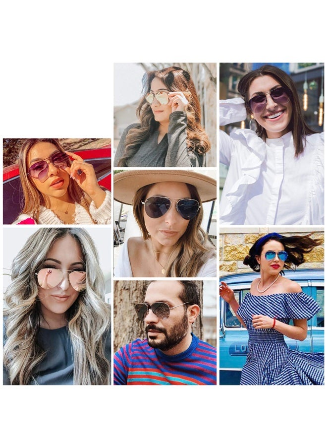 خذها نظارات شمسية طيار مستقطبة للرجال والنساء، عدسات حماية UV400، إطار معدني خفيف الوزن  - Image 4