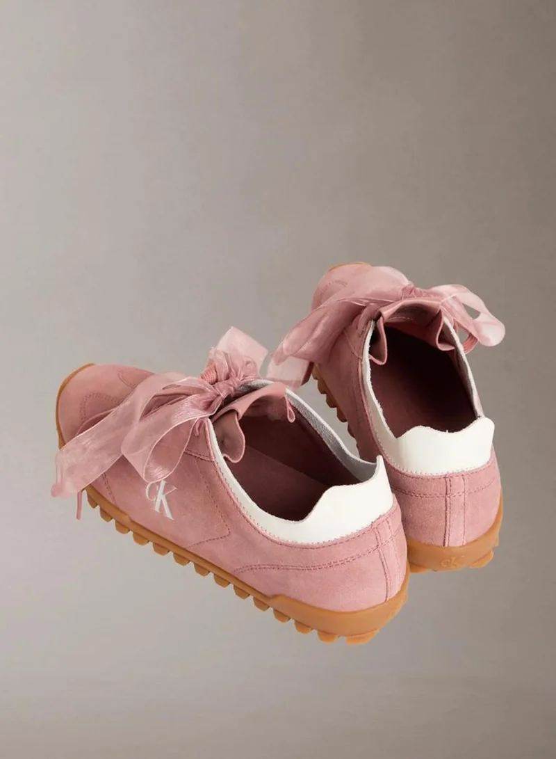 Calvin Klein Blush Murcia - Suede Organza Runner Trainers for Women | Best Price UAE