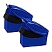 Hbxdeco 2PCS Tire Dressing Applicator Car Tire Applicator Dressing Shine Sponge Reusable Tire Dressing Applicator Pads with Lid Wheel Applicator Foam for Car Detailing Cleaning Blue - Image 2