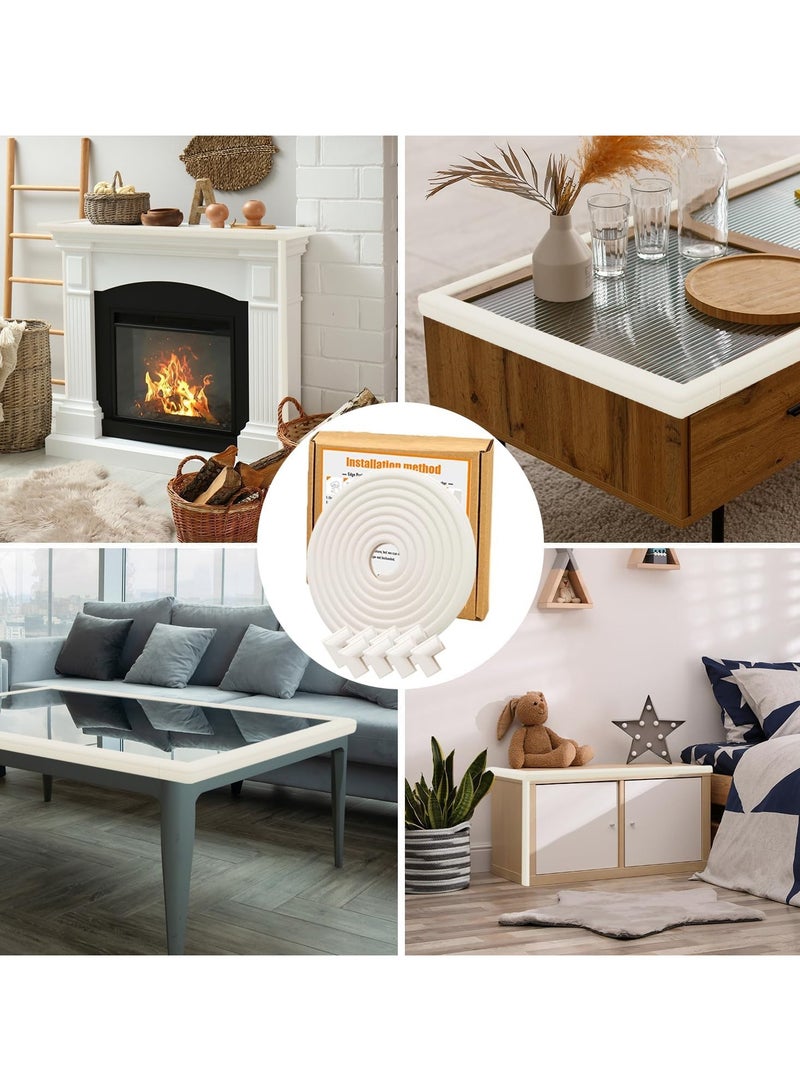 bbet Furniture Edge and Corner Guards for kid, 4M Childsafe Corners | 4m Baby Child Proofing Set NonToxic and Safe for Table(2pcs） - Image 4