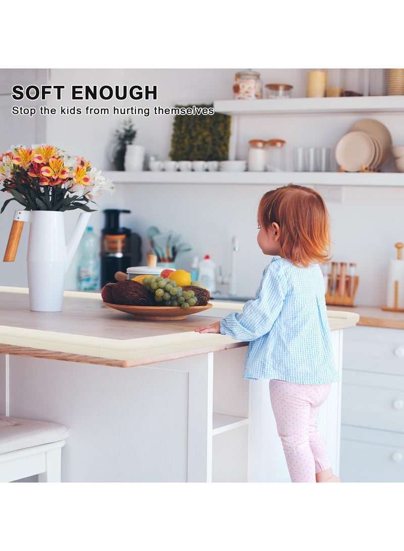 bbet Furniture Edge and Corner Guards for kid, 4M Childsafe Corners | 4m Baby Child Proofing Set NonToxic and Safe for Table(2pcs） - Image 2