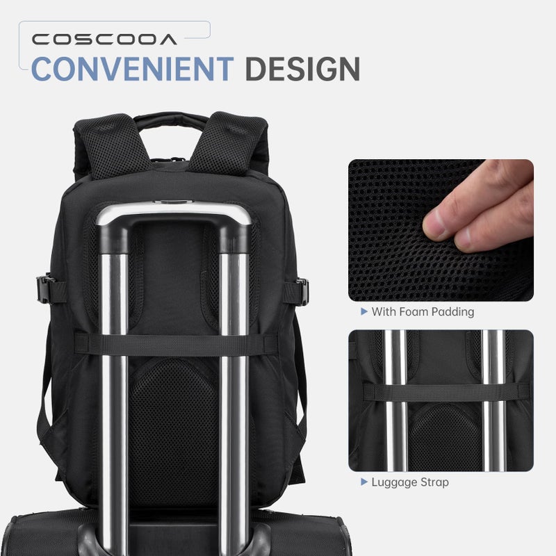 COSCOOA Small Travel Backpack 20L,Personal Item Bag 40x30x15cm,Flight Approved Underseat Travel Bag,Carry on Luggage Bag,Mochila de Viaje,Cabin Size Backpack - Image 5
