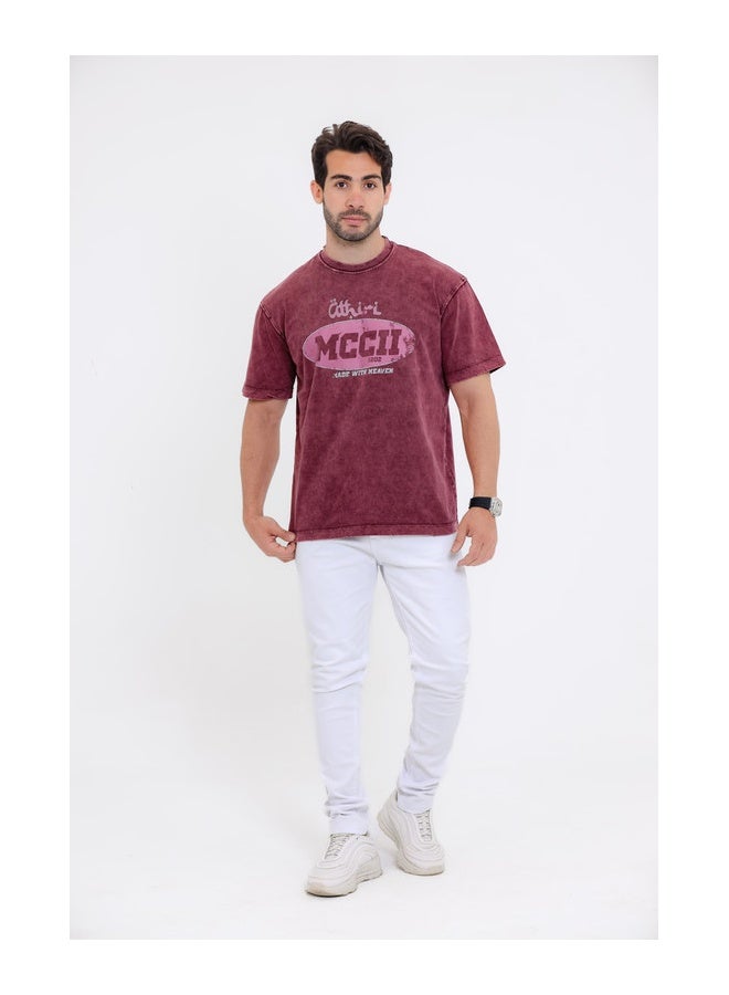 WHITE RABBIT Chest Printed Cotton T-Shirt  - Image 5