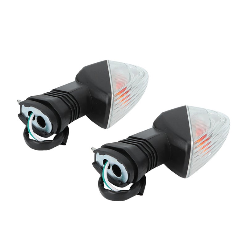 Turn Signal Light Lamp Fit For KAWASAKI ZX 6R Motorcycle Modification Accessories(Black&Yellow) - Image 1