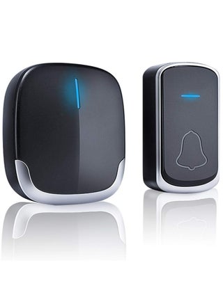 Waterproof Outdoor Wireless Doorbell with 300m Range 58 Melodies 4 Volume Levels LED Flash and Plug-In Receiver Black - pzsku/Z2E3A2AA1EE85C35F102FZ/45/_/1733573351/d362ffd8-8297-464b-b39c-c12c31d60dd3
