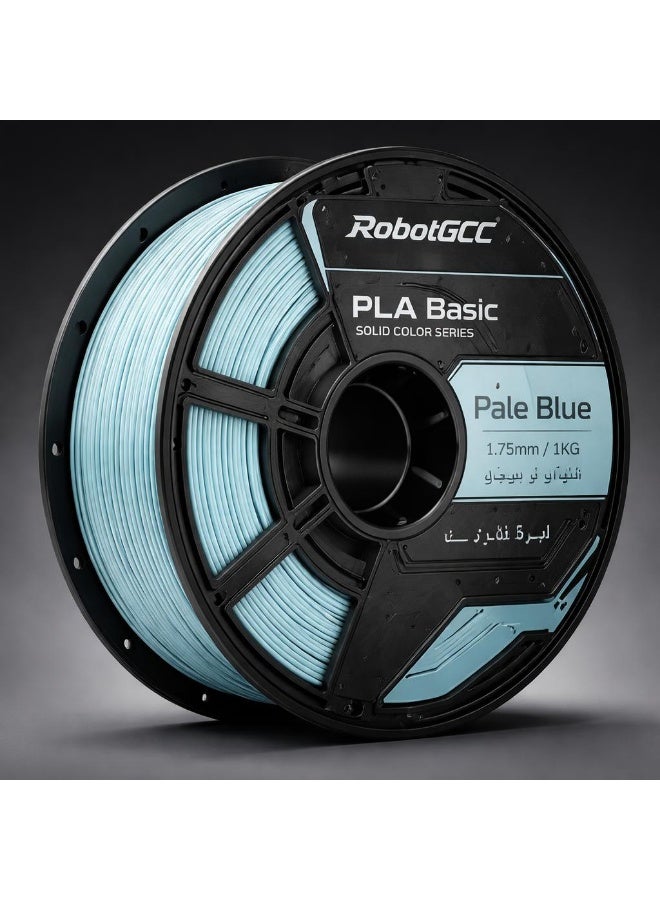 robotgcc PLA Basic Pale Blue 1.75mm 3D Printing Material 1KG Spool for FDM 3D Printer Smooth Extrusion Stable Diameter Low Warping Strong Layer Adhesion Easy Print High Precision Prototyping DIY Projects Educational Use Consistent Flow Reliable 3D Printing Material - Image 2