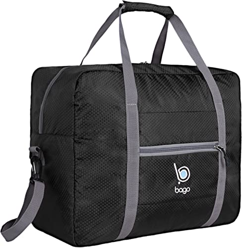 Bago Personal Item Travel Bag For Airlines Fits As 18x14x8 inches Travel Bag Spirit Frontier Airlines Foldable Duffle Bag For Travel Personal Item Bag Small Carry On Bag For Air Travel - Image 1