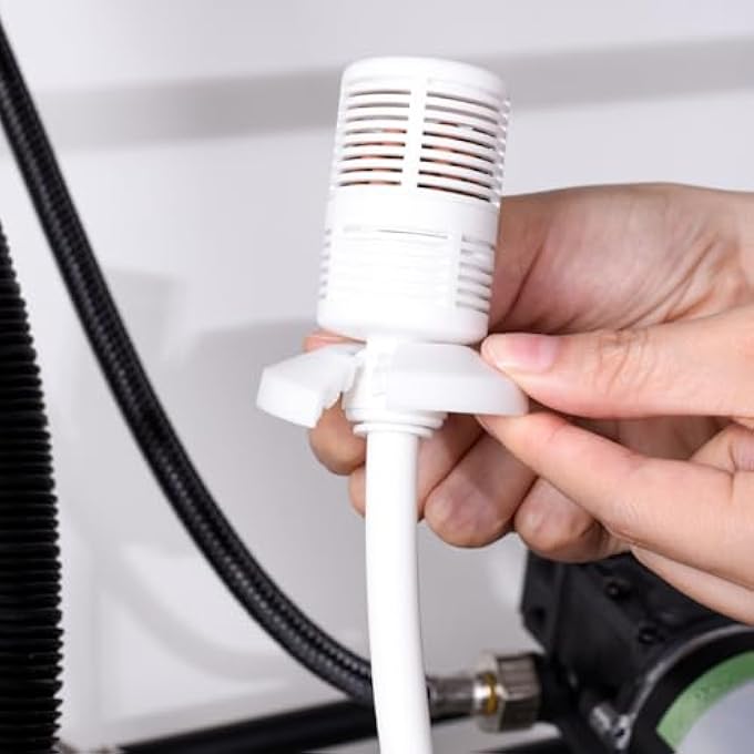 8 PCS PLASTIC RADIATOR PIPE COVERS WHITE PIPE COLLARS, PIPE DECORATION COVER, WATER PIPE COVERS FIT RADIATOR PIPE COLLARS FOR 15 MM DIAMETER PIPE - Image 3