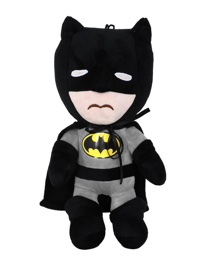 Mirada Cute Grey Grey Batman Soft Toy| Ideal Gift for Boys/Kids | Stuffed Plush DC Comic - 35cm - Image 1