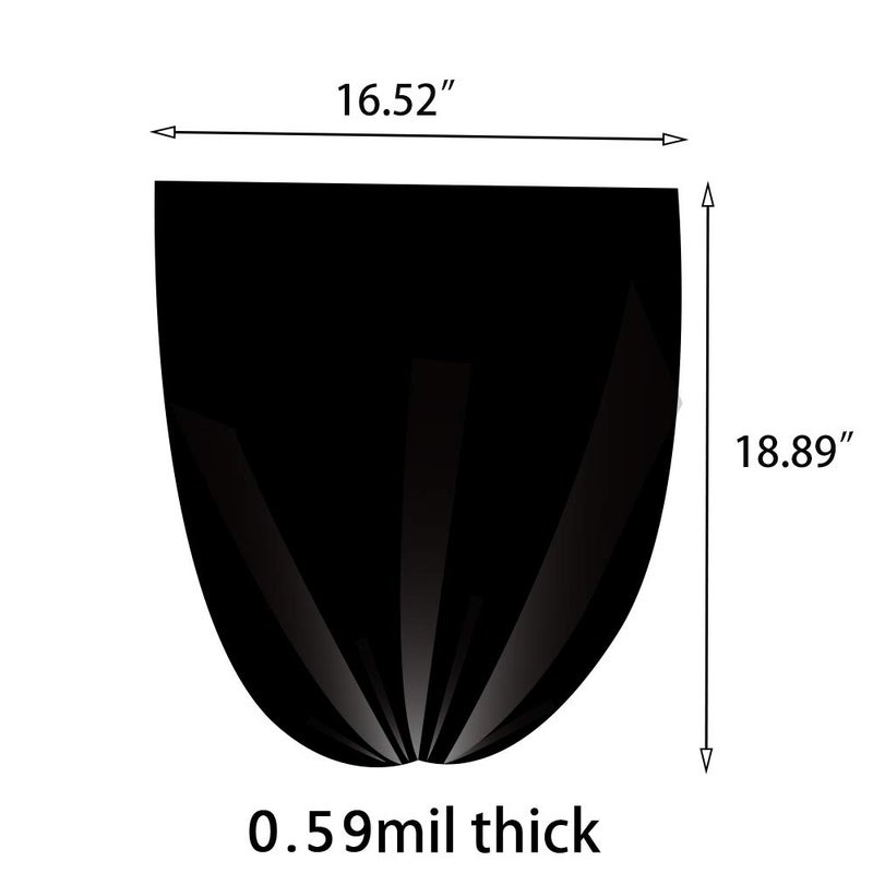 Eagrye 1.2 Gallon Black Small Trash Bag  180 Counts - Image 3