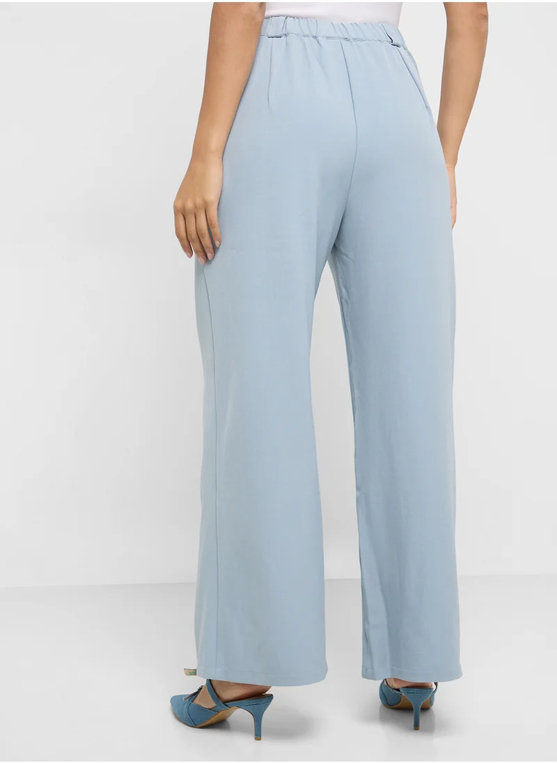 ايلا High Waist Wide Leg Trouser