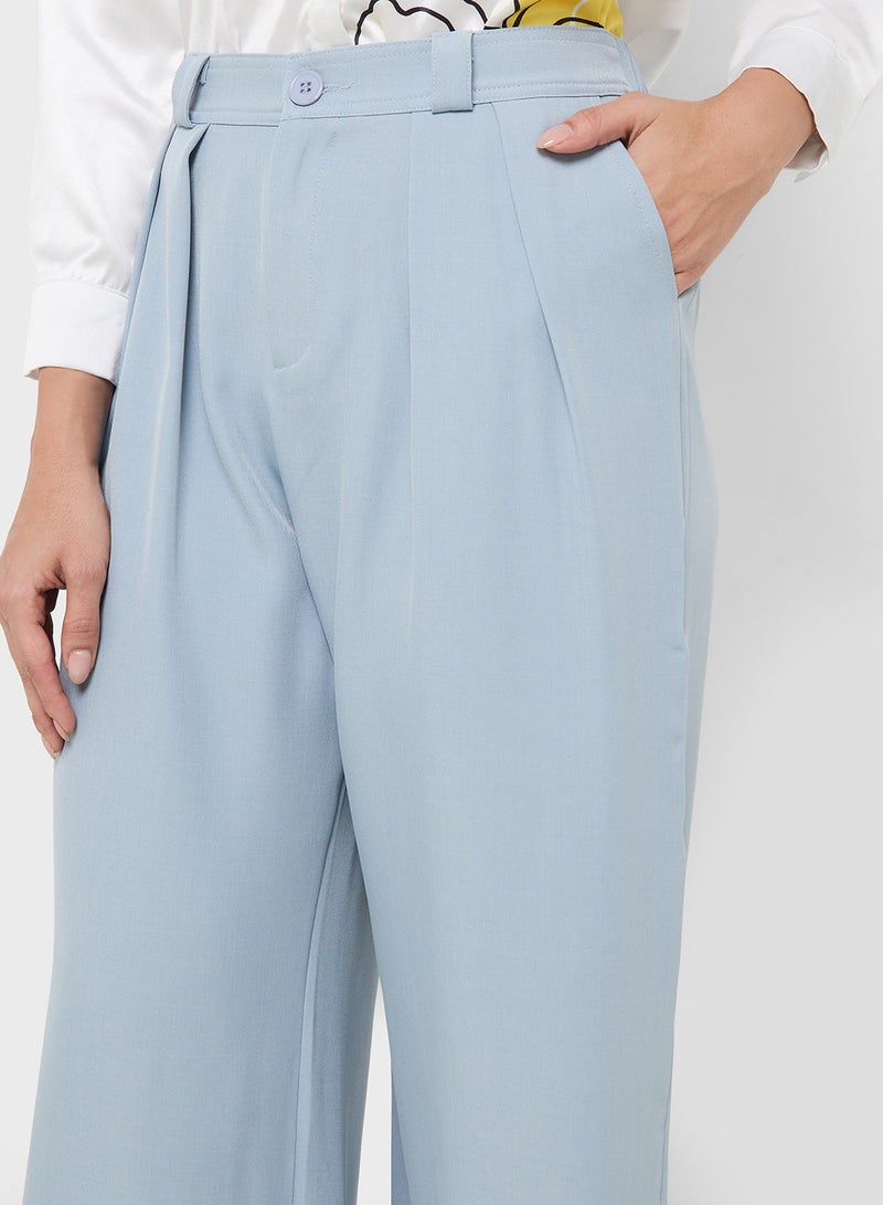 ELLA High Waist Wide Leg Trouser - Image 4
