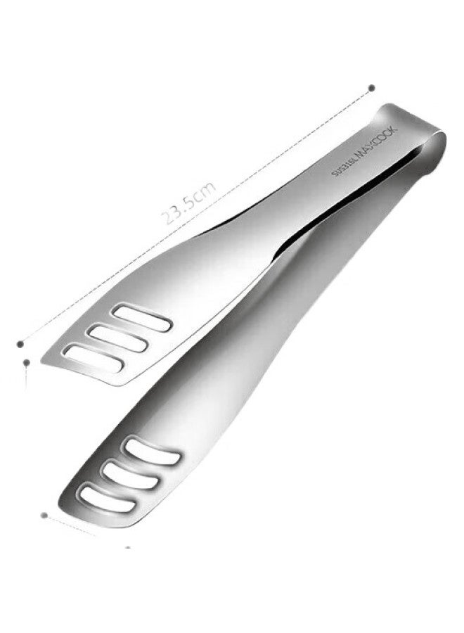 MAX COOK ميتشون (ماكس كوك) ملقط طعام من الفولاذ المقاوم للصدأ 316L، ملعقة، ملقط تقديم، ملقط كعك Mcpj2303 - Image 2