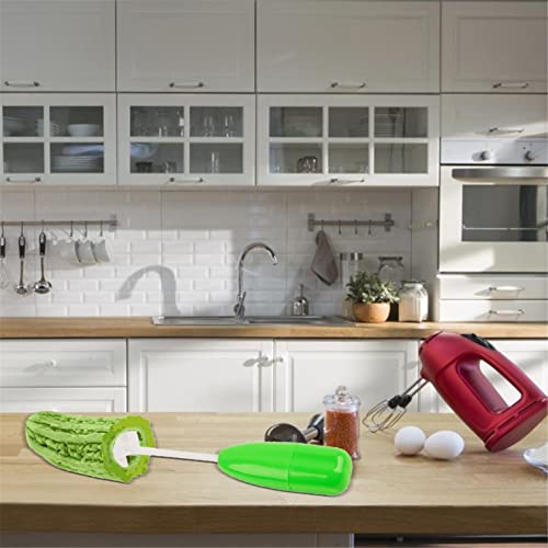 JANCAN Veggie Corkscrew,Hollow-Out Veggie Drill,4 Sizes Replaceable Head Vegetable Spiral Cutter Digging Tool Kitchen Gadget,Easy Remove The Seeds Of Your Veggies & Fruits - Image 5