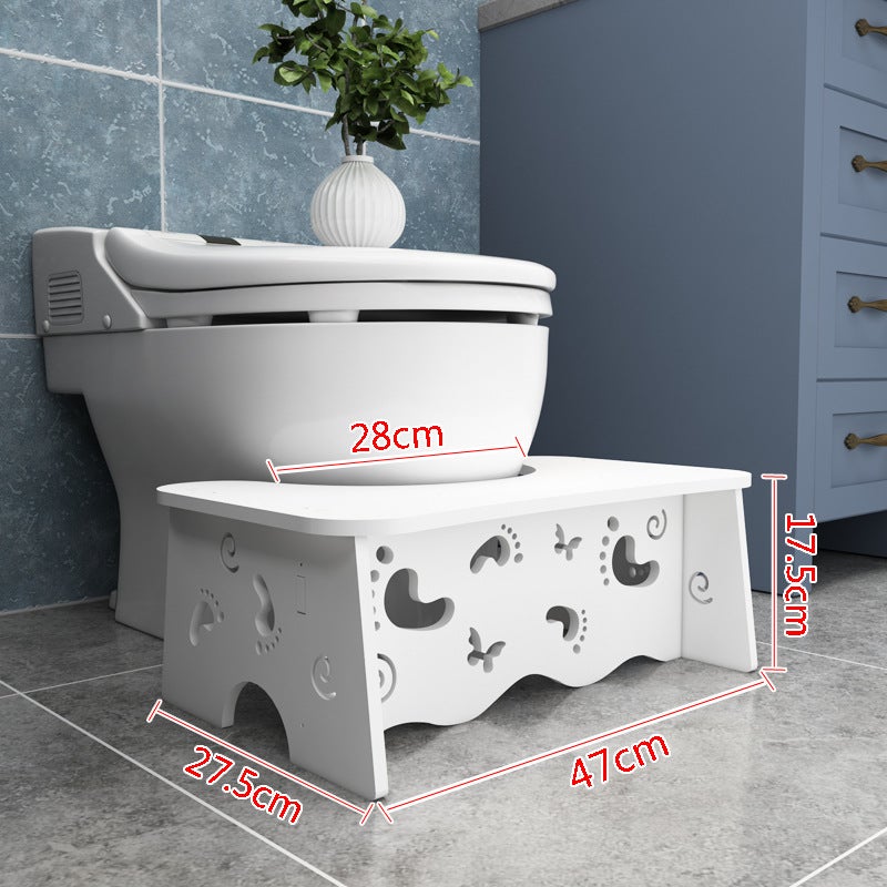 Generic Toilet Stool Non-Slip Elevated Bathroom Seating Feet 
