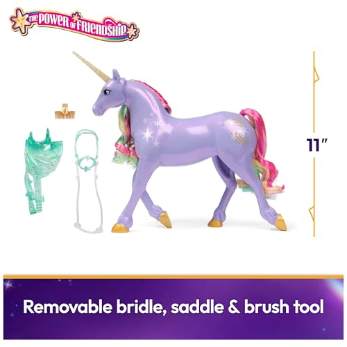 Unicorn Academy أكاديمية اليونيكورن قوة الصداقة هدايا عيد الفصح وايلدستار فكرة دمى ألعاب اليونيكورن للفتيات تتضمن سرج وركاب شفافين 11 - Image 5