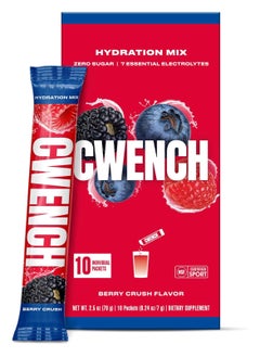Electrolyte Mix + Bcaa - Berry Crush 10 Count Nsf Certified No Added Sugar No Artificial Sweeteners Premium Electrolytes 10 X 7 G Stick Box