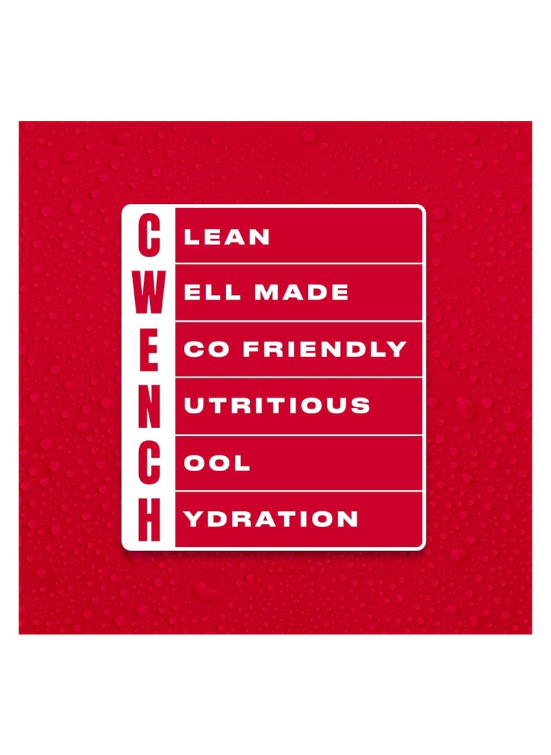 CWENCH HYDRATION - Electrolyte Mix + Bcaa - Berry Crush 10 Count Nsf Certified No Added Sugar No Artificial Sweeteners Premium Electrolytes 10 X 7 G Stick Box - Image 1