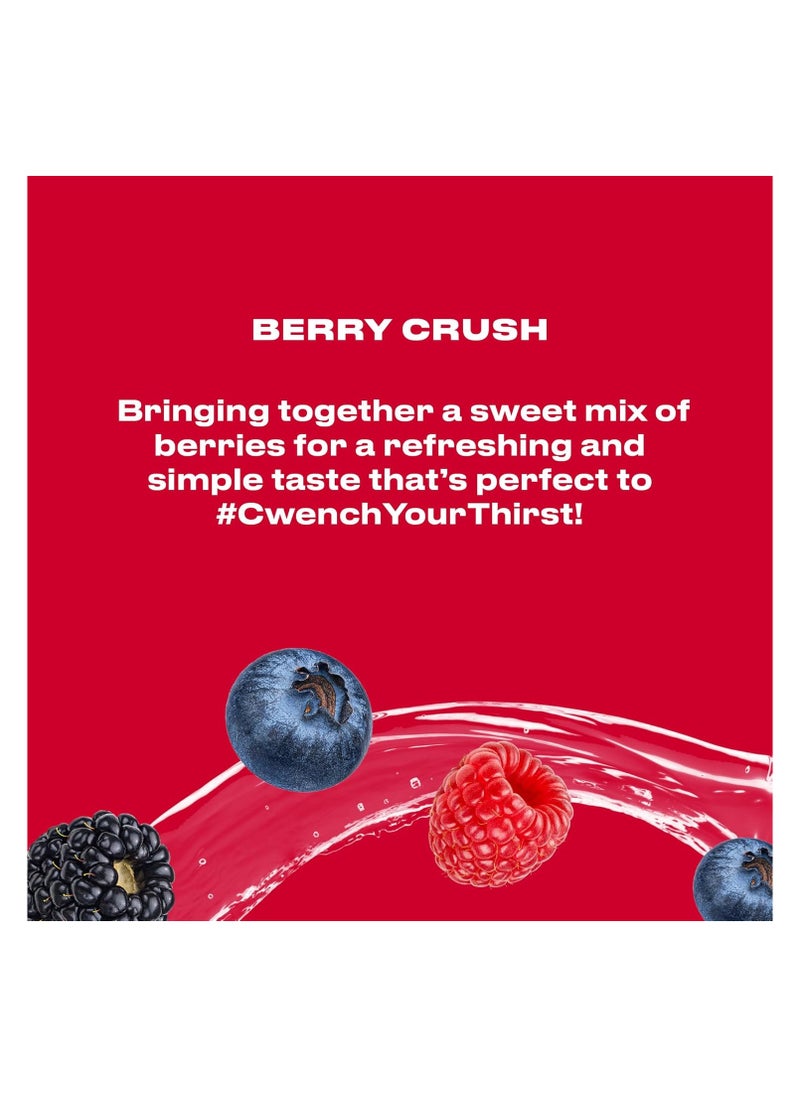 CWENCH HYDRATION - Electrolyte Mix + Bcaa - Berry Crush 10 Count Nsf Certified No Added Sugar No Artificial Sweeteners Premium Electrolytes 10 X 7 G Stick Box - Image 1