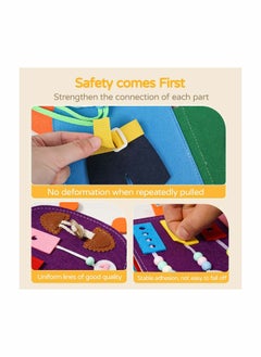 Generic Giraffe Sensory Toys for Toddlers 1-3 - Montessori Busy Board Compatible Educational Activities for Plane Travel and Early Learning Fun  - Image 4