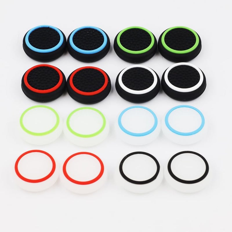 LightFairy 2 PCS Thumb Stick Grips Cover Thumbstick Caps for Steam Deck Handle Silicone Cap Grips (red Black) - Image 5