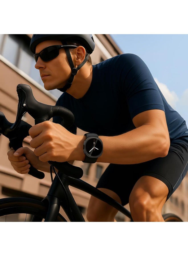 حافظة واقي شاشة Samsung Galaxy Watch 8 40 مم ملحقات ، غطاء وجه واقي ، مصد صلب مدمج في فيلم زجاجي مقسى - Image 5