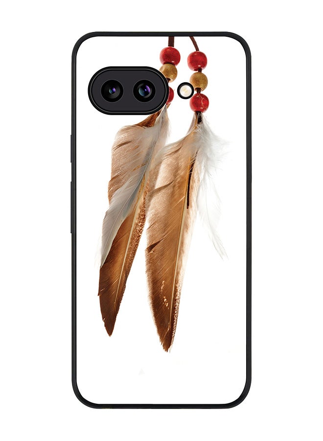 Stylizedd For Google Pixel 9a Case,Slim fit Camera Protection, Shockproof Thin Phone cover  - Chief Longfeathers - Image 1