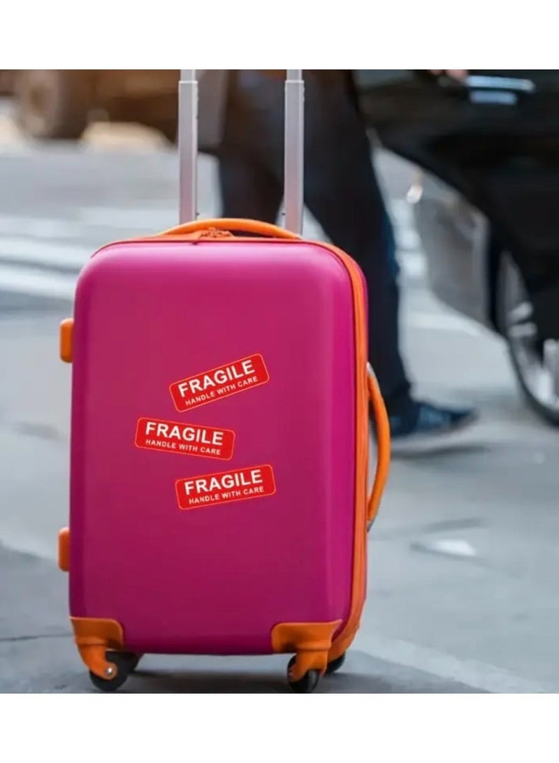 CleanWave - The Pure Effect 150-Count Fragile Warning Stickers Roll – Waterproof Rectangular “Handle with Care” Labels, Self-Adhesive PVC Packaging Stickers, Do Not Crush or Drop - Image 3