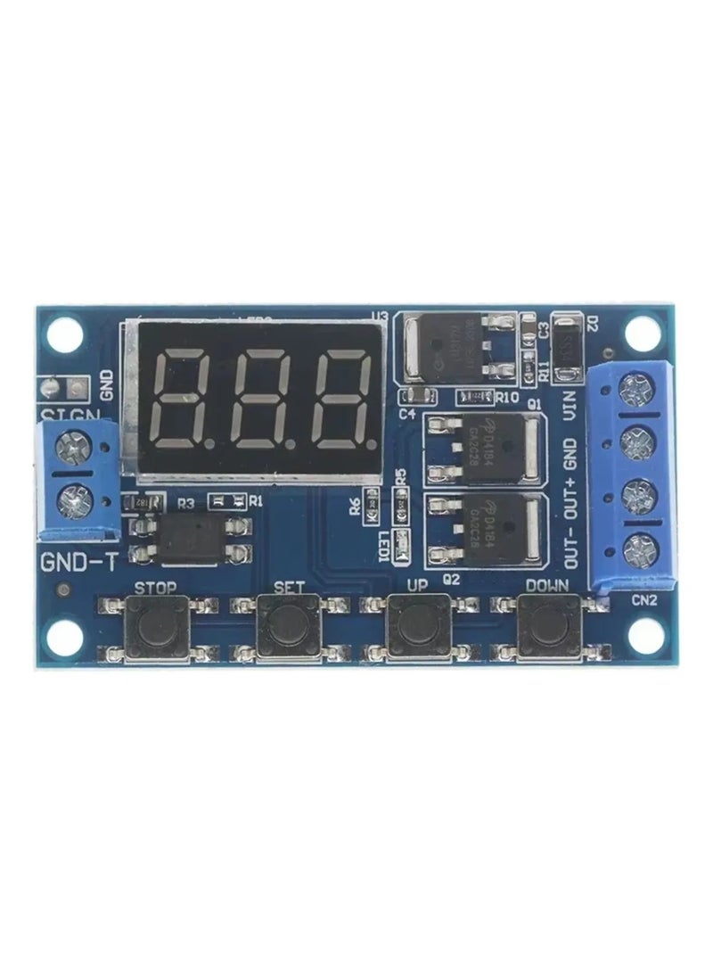 KW12 24V DC DIY وحدة الدائرة - مزدوجة MOS الرقمية الترابط مع عرض درجة الحرارة والموقت الداخلي - Image 1