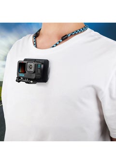 SYOSI Quick-Release Chest Mount for DJI OSMO Action 4 3 and Go-Pro Hero 12 11 Compatible with GoPro Hero 12 11 Sport Camera First Perspective Mount Accessories Magnetic Mount for Hands Free Shooting  - Image 4
