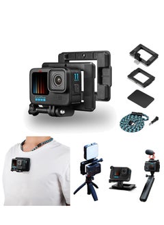 SYOSI Quick-Release Chest Mount for DJI OSMO Action 4 3 and Go-Pro Hero 12 11 Compatible with GoPro Hero 12 11 Sport Camera First Perspective Mount Accessories Magnetic Mount for Hands Free Shooting  - Image 1