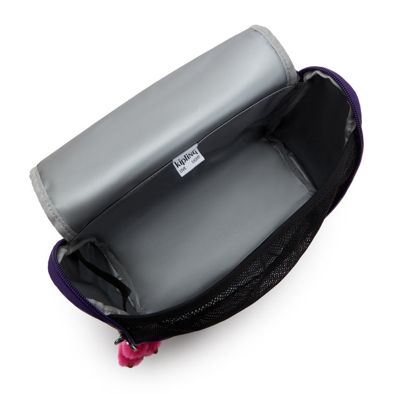 Kipling  New Kichirou Vip Purple Large LunchBag with Trolley Sleeve 15289-4PI - Image 3