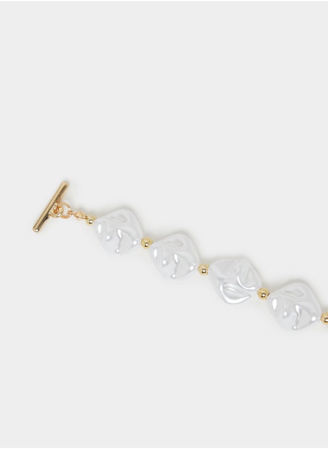 Styli Faux Pearl Beaded Necklace  - Image 4