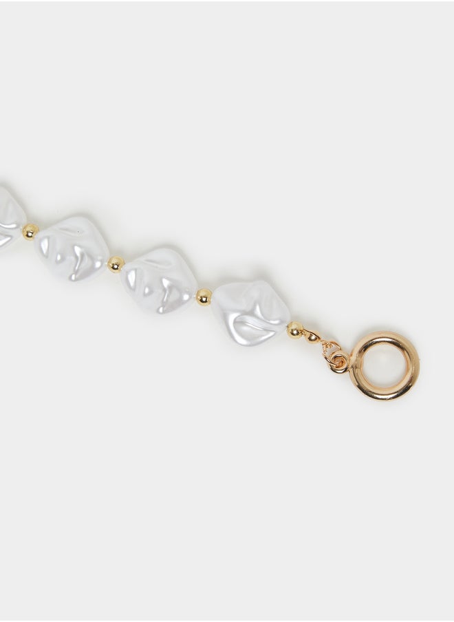 Styli Faux Pearl Beaded Necklace  - Image 3