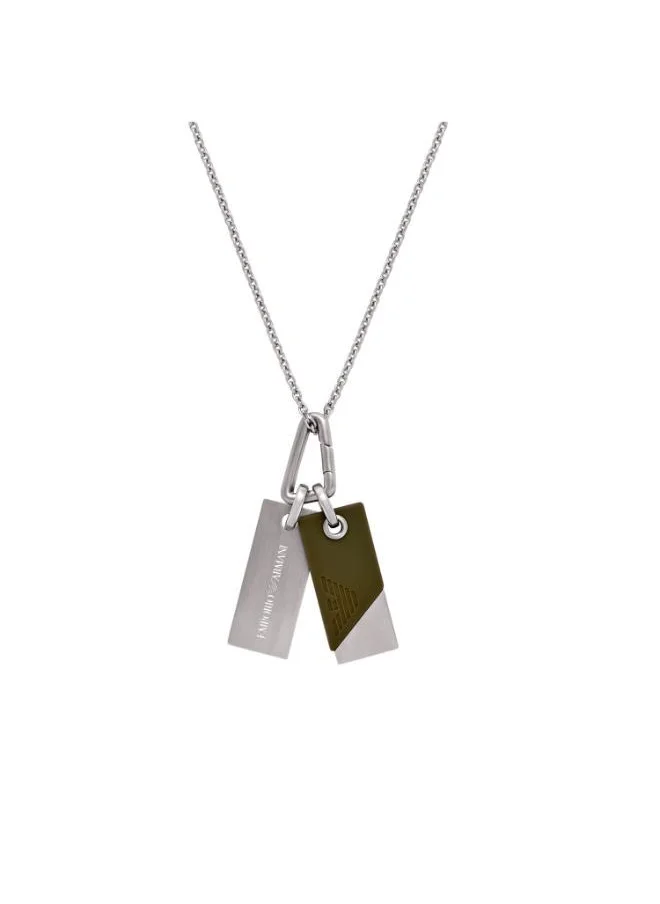 EMPORIO ARMANI Egs3179040 Dog Tag Necklace