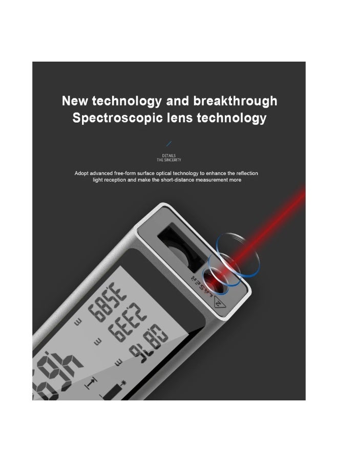 MILESEEY M120 PRO Bluetooth Laser Distance Meter 40M High Precision Digital Laser Rangefinder with LCD Display, Rechargeable Type-C Measuring Tool for Construction, Interior Design, Home Renovation, Engineering and Property Measurement - Image 4