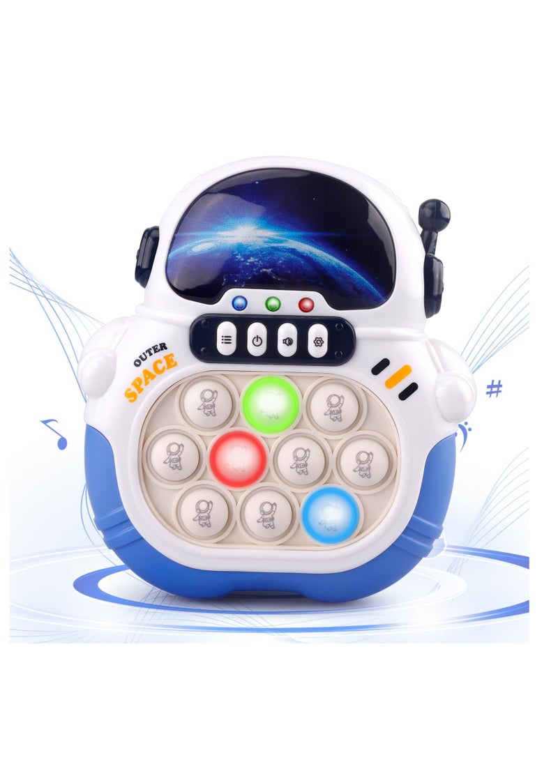 Quick Push Pop Game, Handheld Puzzle Game Machine, Squeeze Poppet Sensory Fast Push Bubble Toy, Pop it Game Light Up Fidget Toys, for 3-12 Year Old Girls Boys  - Image 1