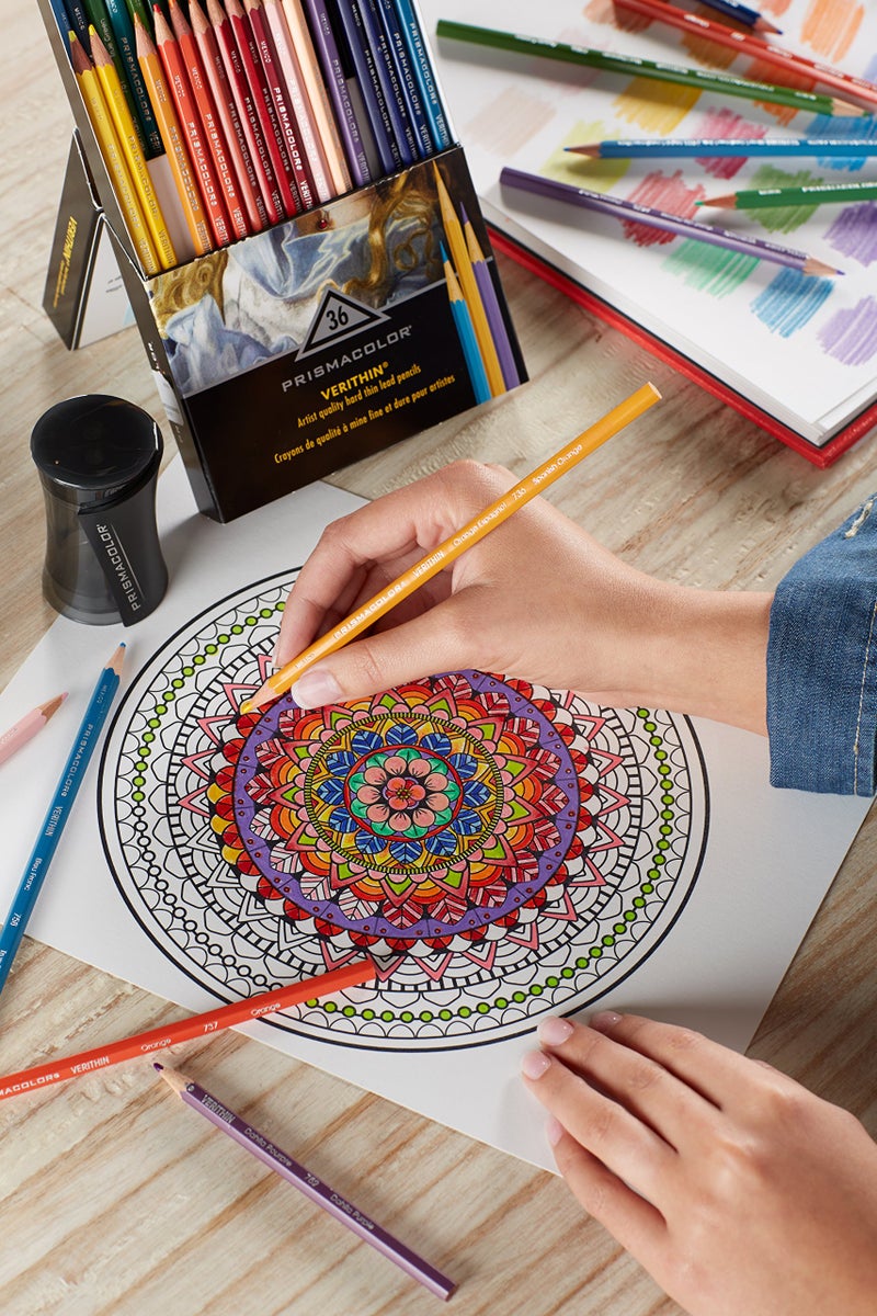 Prismacolor Premier Verithin Colored Pencils, Adult Coloring, 36 Pack - Image 5