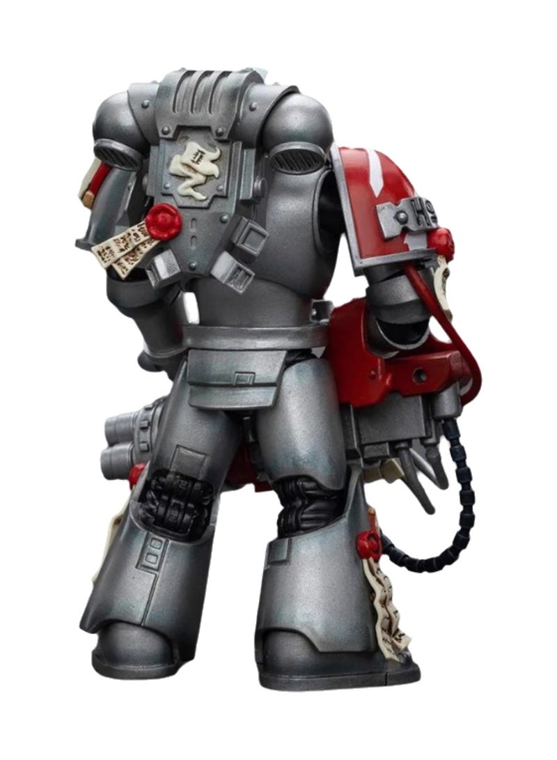 JOYTOY Warhammer 40,000 Action Figures, Assault Team - Grey Knights with Soul Eliminating Cannon, 4.7 Inch 1/18 Warhammer 40K Series Model, Unisex, Adult, New Year Holiday, Birthday Gift, Suitable for Children 15 Years and Above  - Image 2