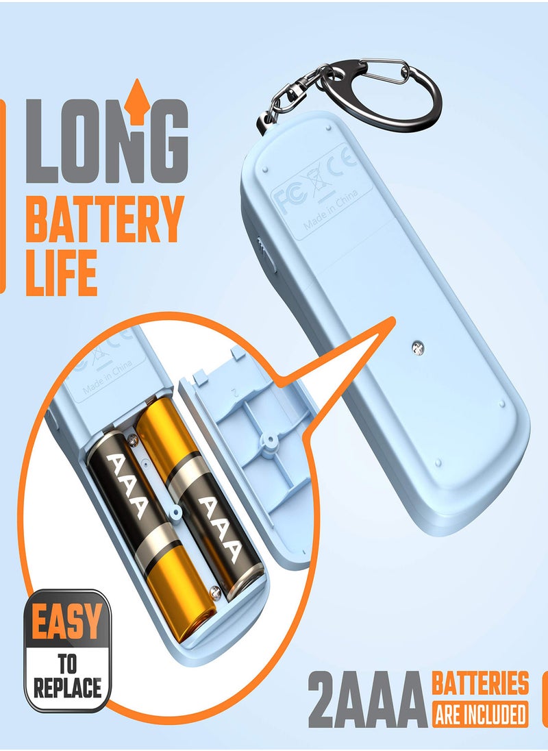 Excefore - Personal Alarm Personal Safety Panic Alarm Keychain Emergency Self Defence 130 dB Loud Siren Protection Device with LED Light Simple Operation Reusable for Women Kids Elders - Image 1
