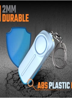Excefore Personal Alarm Personal Safety Panic Alarm Keychain Emergency Self Defence 130 dB Loud Siren Protection Device with LED Light Simple Operation Reusable for Women Kids Elders  - Image 5