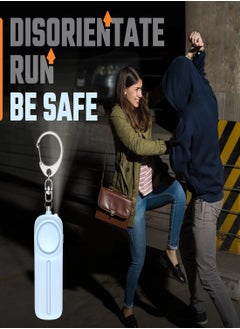 Excefore Personal Alarm Personal Safety Panic Alarm Keychain Emergency Self Defence 130 dB Loud Siren Protection Device with LED Light Simple Operation Reusable for Women Kids Elders  - Image 4