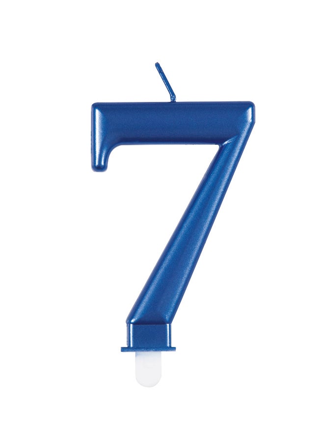 يونيك شمعة عيد ميلاد رقم 7 من ميت بلو