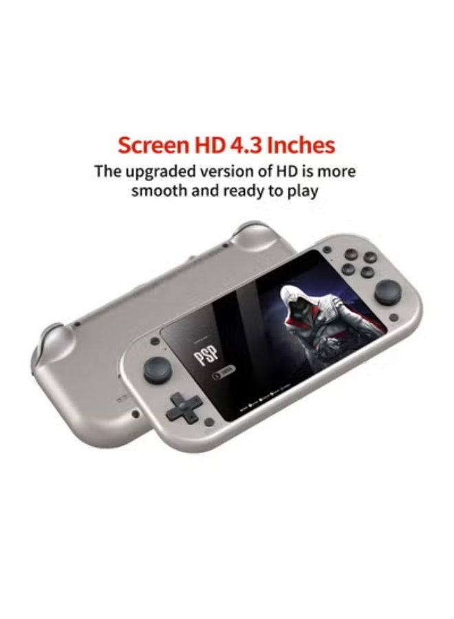 AROAQ M17 Handheld Game Console – 4.3" HD Display, 64GB Storage, Retro Gaming Console with 25 Emulators & Quad-Core Processor – Supports PSP, PS1, N64 & More - Image 2