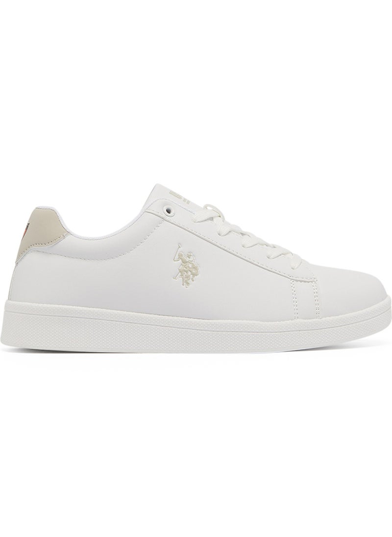 U.S. Polo Assn. Women's White Low-Top Sneakers - Lightweight & Trendy Design for Everyday Wear  - Image 1